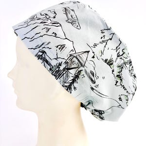 Outdoor Sketches Women’s Scrub Cap | Euro Bucket Hat | Ponytail Style | Gift | Scrub Cap Canada