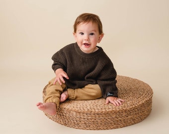 Knit Unisex Baby Sweater, Knit Baby Toddler Sweater, Fall sweater, Pullover, Winter Sweater Knit sweater, infant clothes, Boy Girl cardigan