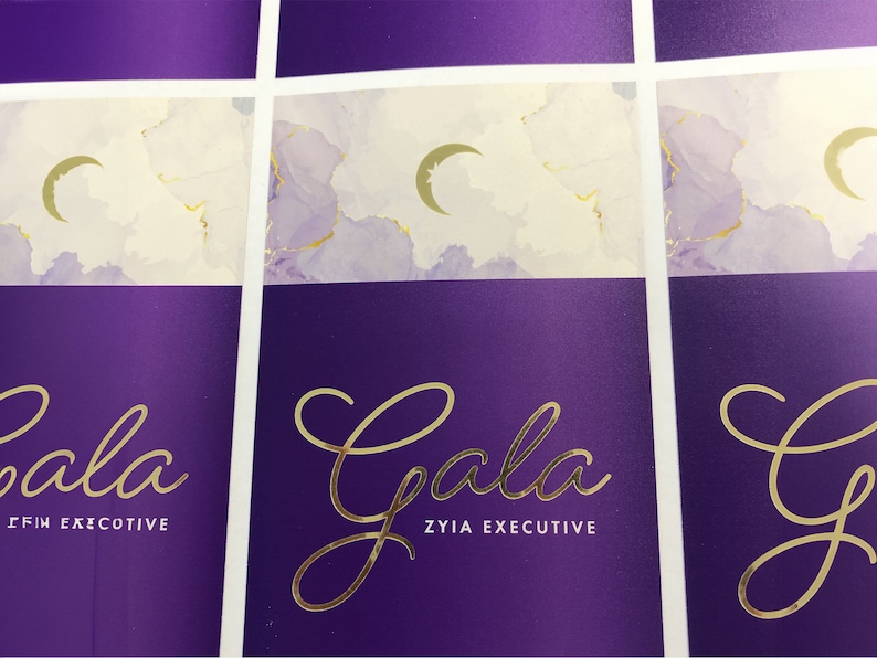 Gold Foil Stickers, Waterproof Gold foil stickers, Shiny reflective Gold Foil labels, Foil Print, Shiny Print Stickers