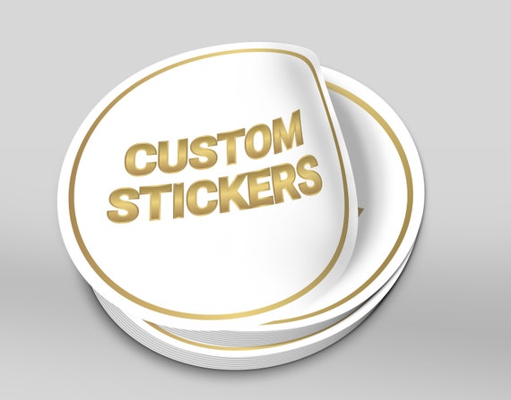 Custom Logo Stickers: Waterproof Die Cut Vinyl Labels