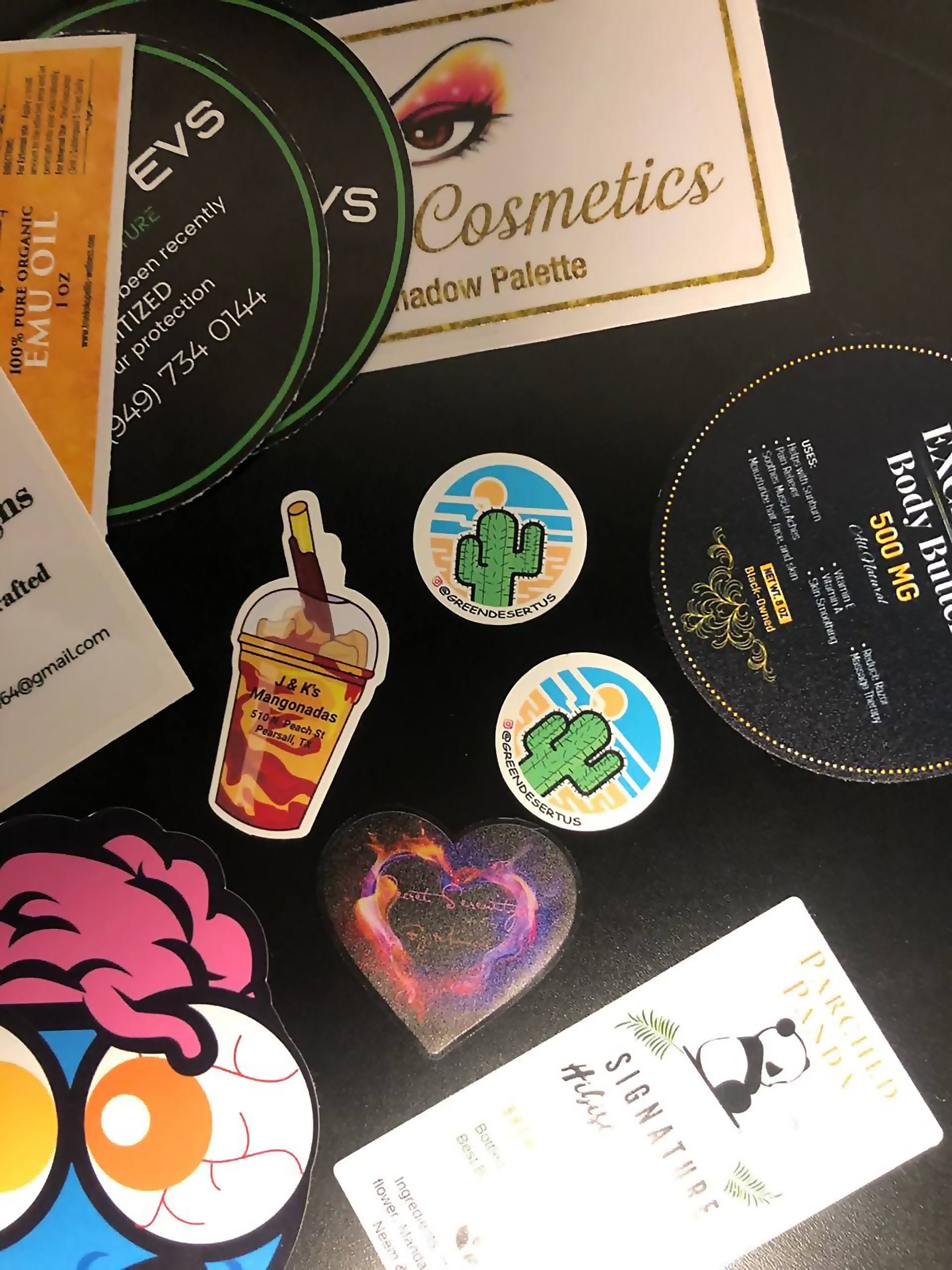 100 Custom Logo Stickers: Die Cut Waterproof Vinyl Decals - Etsy