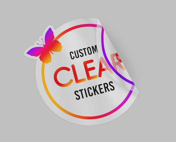 Custom Clear Labels  Transparent Sticker Labels