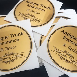 Gold Foil Stickers, Waterproof Gold foil stickers, Shiny reflective Gold Foil labels, Foil Print, Shiny Print Stickers