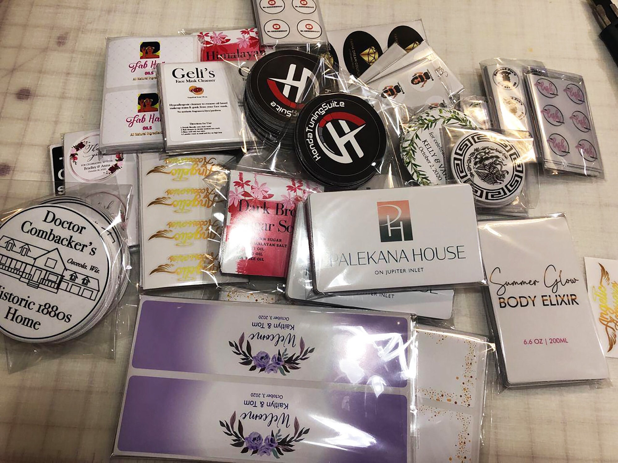 100 Custom Logo Stickers: Die Cut Waterproof Vinyl Decals - Etsy
