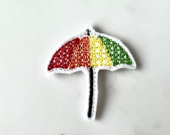 Umbrella Feltie Digital Machine Embroidery Design