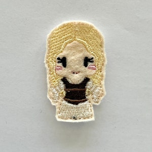 Fantasy Knight Girl Feltie Digital Machine Embroidery Design