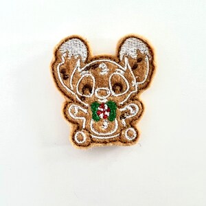 Alien Lebkuchen Cookie Feltie Digital Embroidery Design
