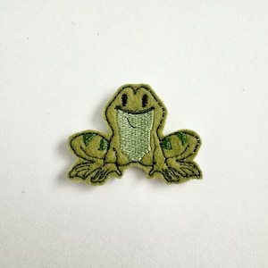 Frog Prince Feltie Digital Machine Embroidery Design