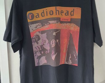 radiohead vintage t shirt