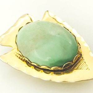 Cool BOLO TIE SLIDE Arrow Point with a Soft Green Variscite Cabochon