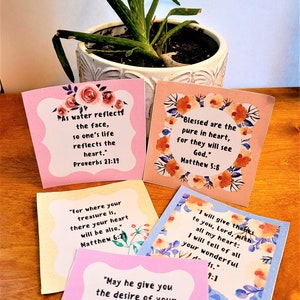 Guard Your Heart Scripture Verses/Bible Verses/Art Journaling/Set of 20