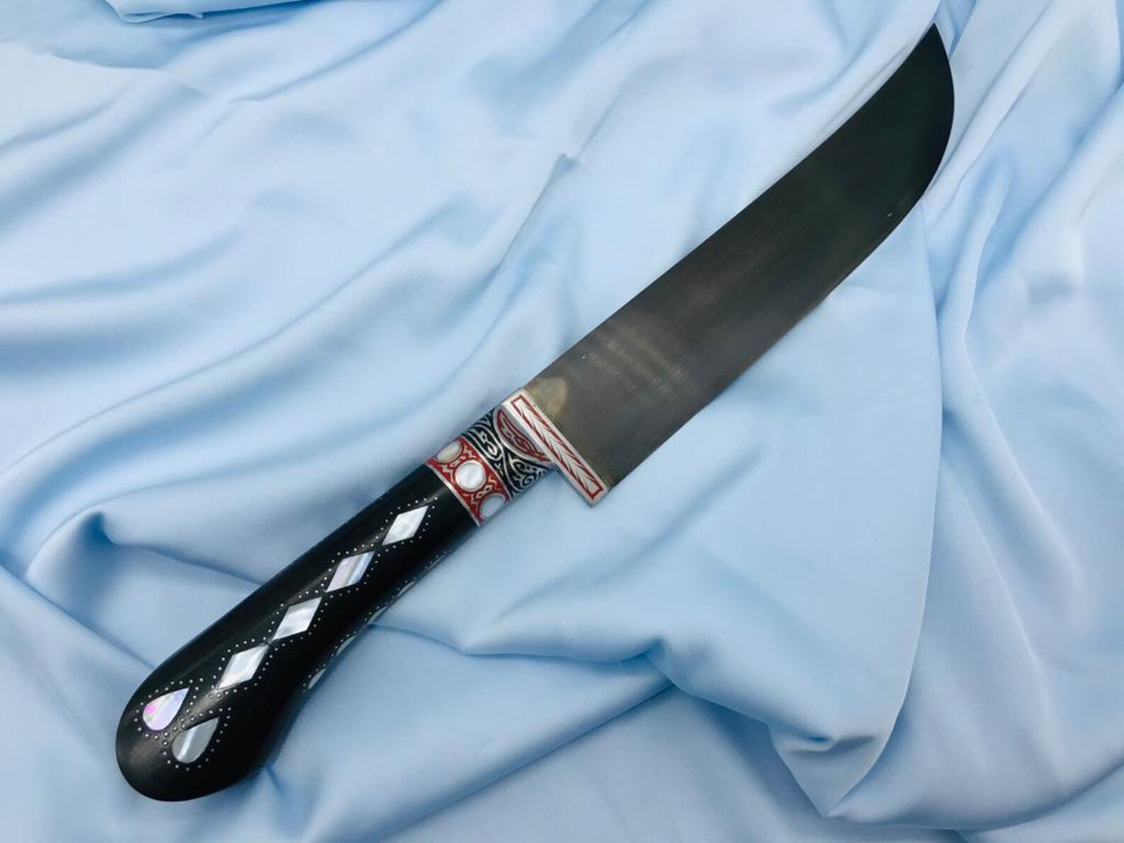 Custom Uzbek national knife pchak Kitchen chef knife.Full Etsy