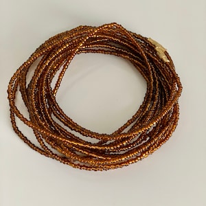 Brown Waist Beads - Waist Beads - African Waist Beads - Belly Jewelry - African Waistbeads - Belly Chain - Belly Beads - With Clasps