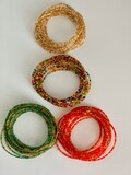 Vibrant Gift Set Sale Waist Beads- Belly beads- waist beads - Gifts for Her - beaded jewelry - African Jewelry-With Clasps