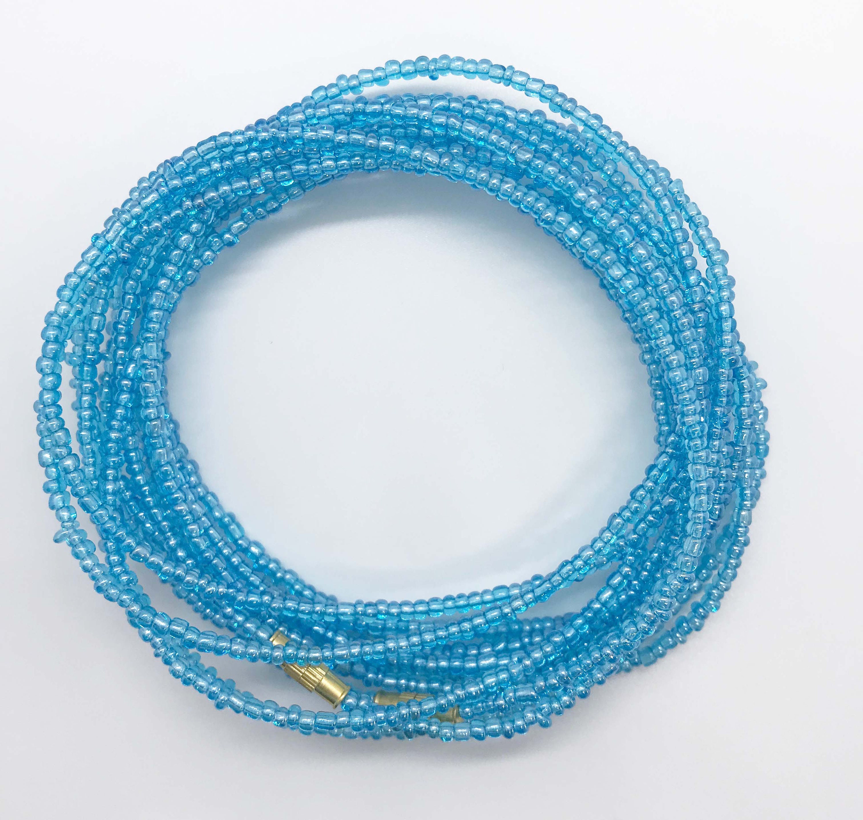 Aqua Blue Waist Beads On Sale Waistbeads Waist Beads Etsy