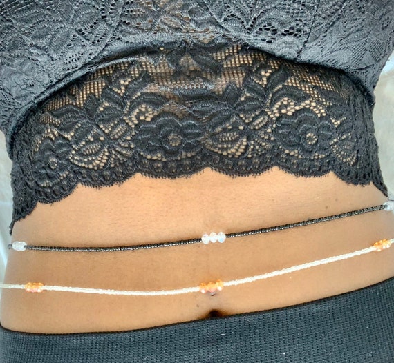 Clear Crystal Waist Beads on SALE Waist Beads for Weight Loss