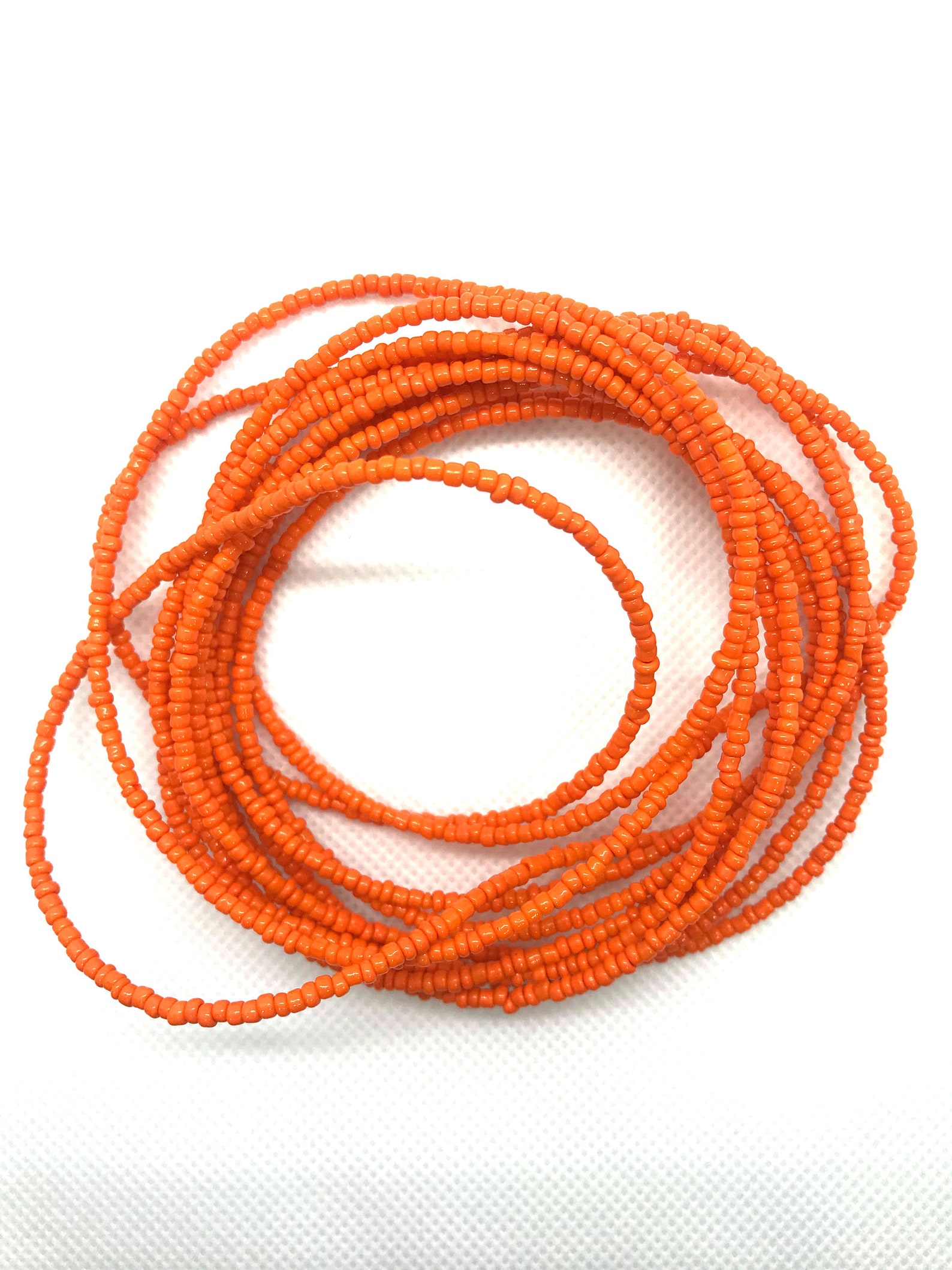 Orange Waist Beads Waist Beads African Waist Beads Body Etsy