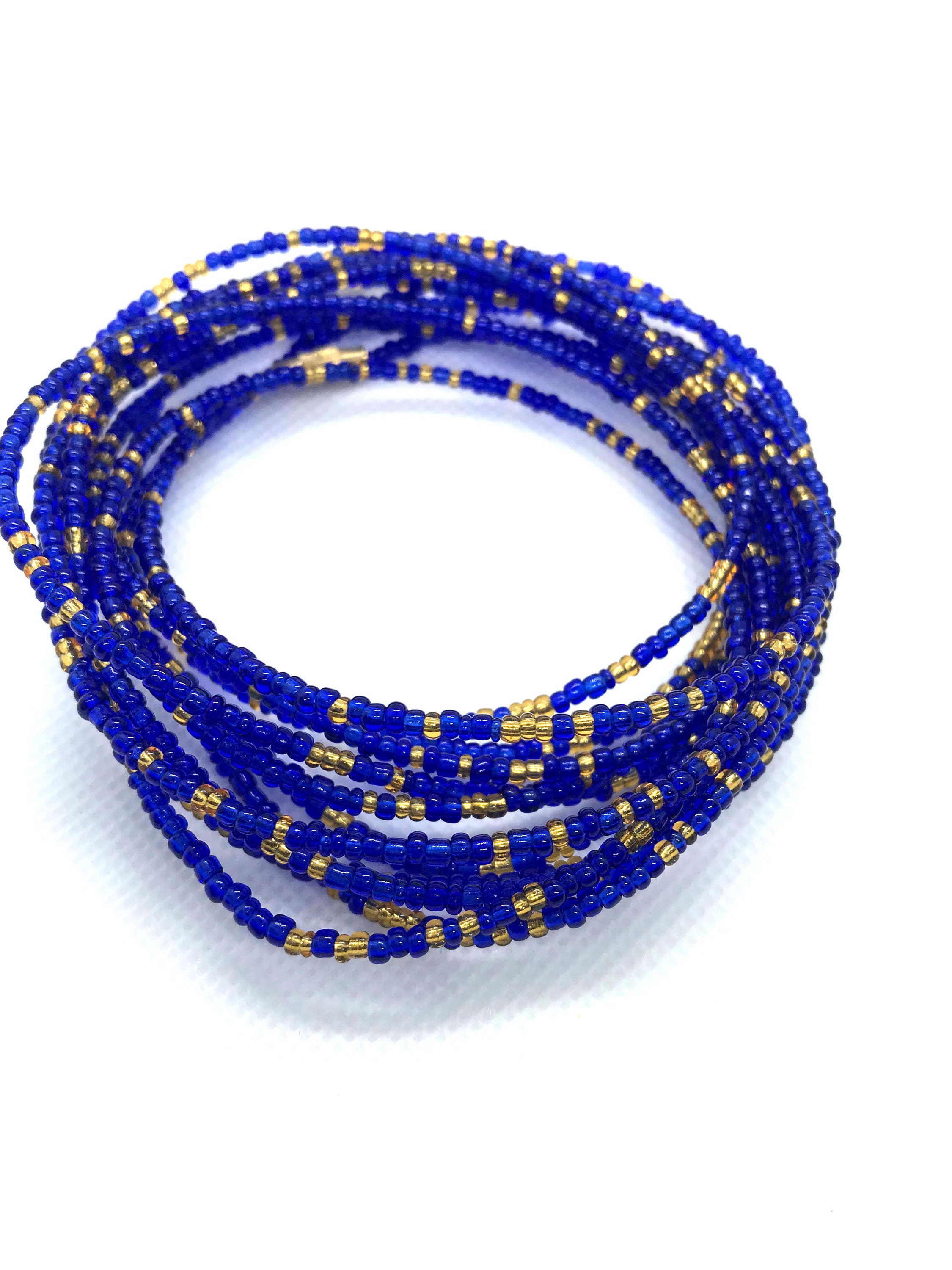 Twinkle Blue Waist Beads Waist Beads on Sale Waist Beads Etsy