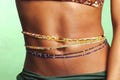 Assorted Colors Beaded Waist Beads - African Waist Beads- Waist tracking - waistbeads for weight loss  - Beaded jewelry - With Clasps