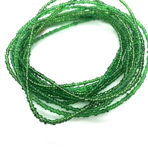 Green Waist Beads - Waist Beads - On Sale African Waist Beads - Belly Jewelry - Belly Chain - Belly Beads - Waist Shaper - With Clasps