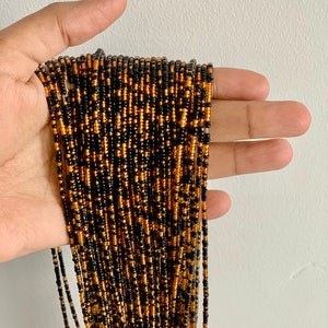 Black & Gold Waist Beads - On Sale waist beads - Waist Beads - African Waist Beads - Waist Shaper - Weightloss Tracker - waistbeads