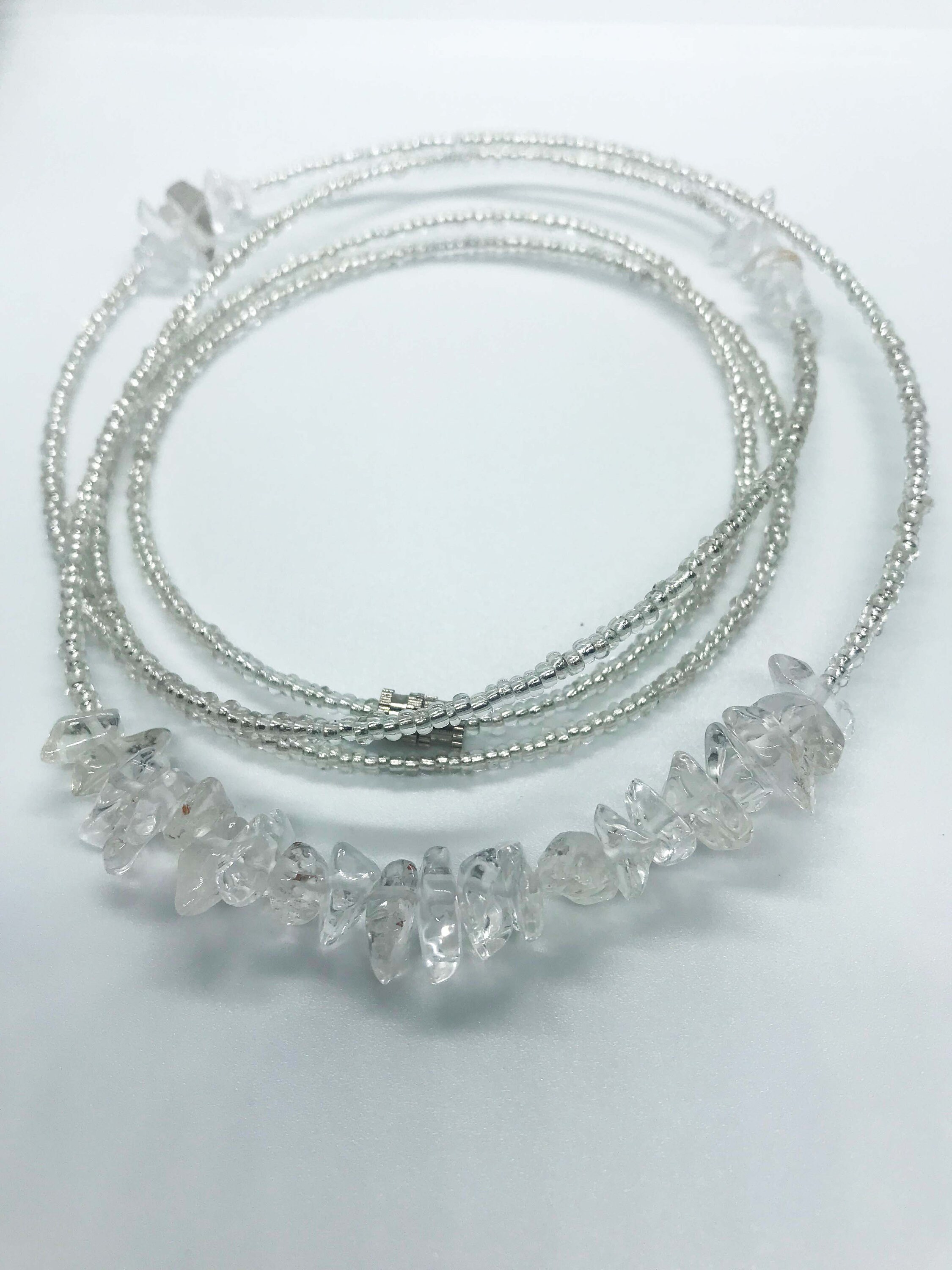 Quartz Crystal Waist Beads Waist Beads Crystal Belly | Etsy