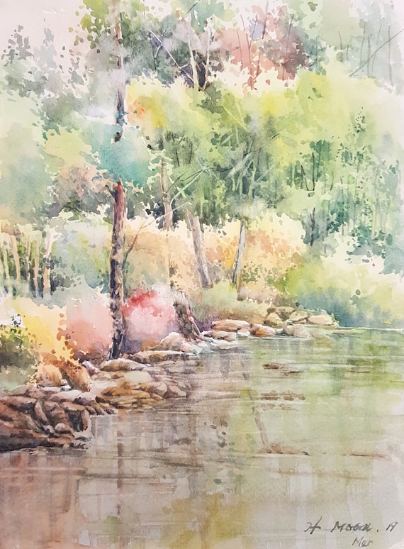 Original Watercolor Art Original Watercolor Art
