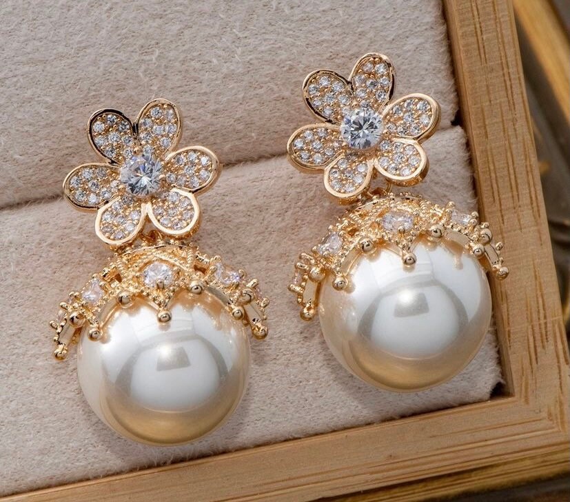 Pearl and Semi Fine Jewelry Earrings. Brazilian Jewel Earrings Etsy