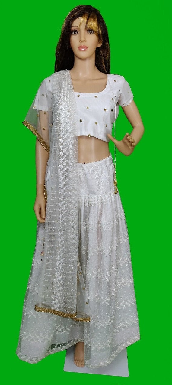 white chaniya