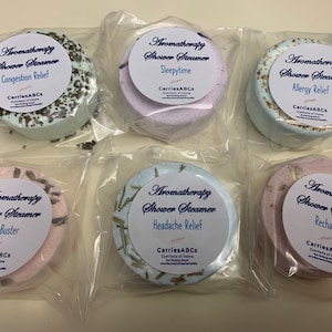 Aromatherapy Shower Steamers - Self Care 6 Pack