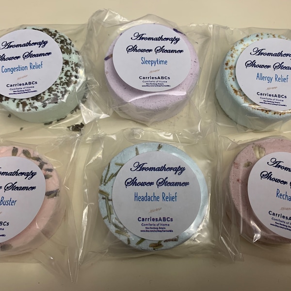 Aromatherapy Shower Steamers - Self Care 6 Pack