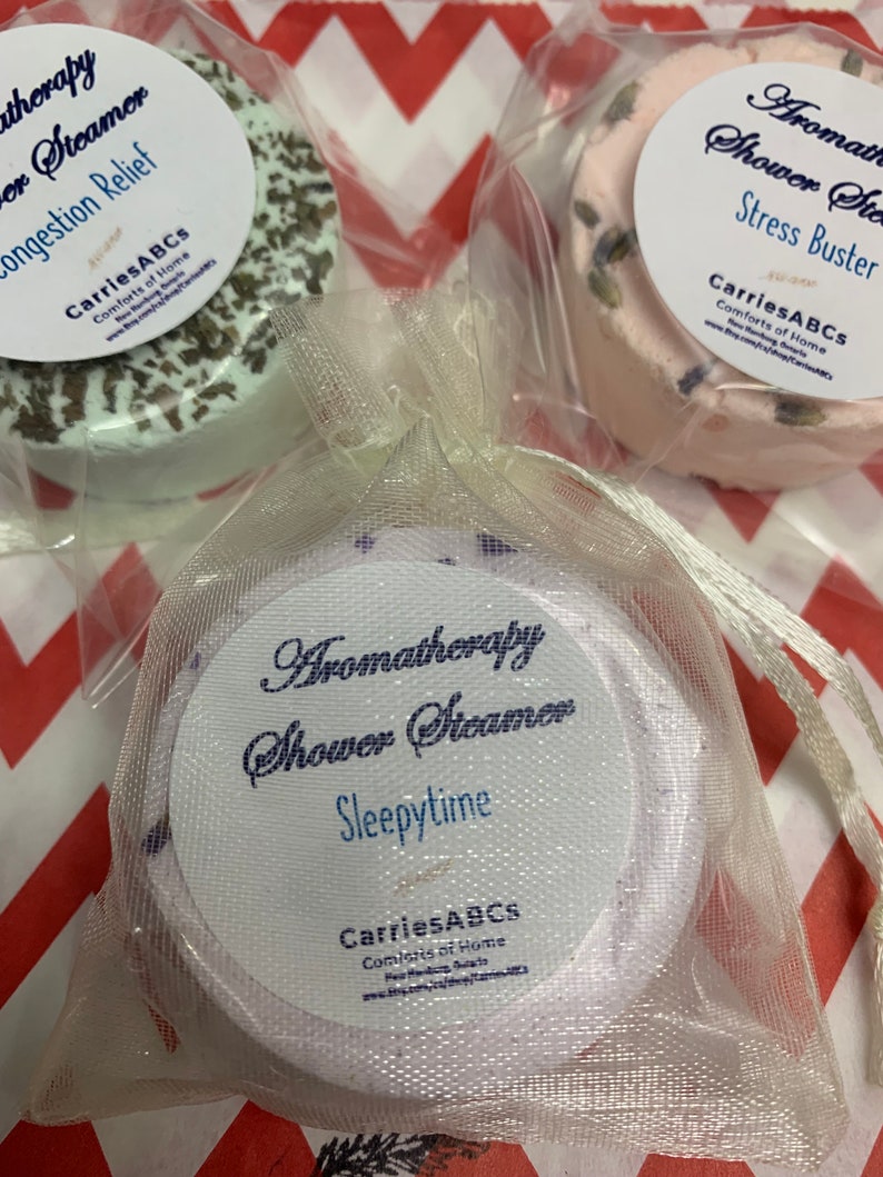 Aromatherapy Shower Steamers Self Care 6 Pack Etsy Canada
