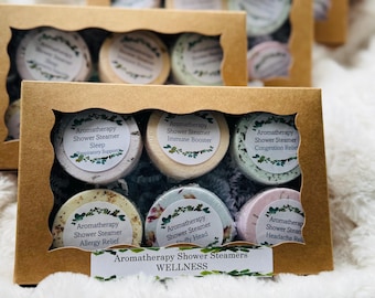 Aromatherapy Shower Steamers: Wellness Essential Oil 6-Pack