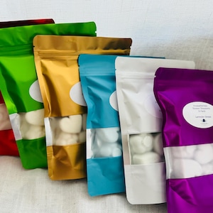 Aromatherapy Shower Steamers: Essential Oil Blends, 8-Pack, wellness blends