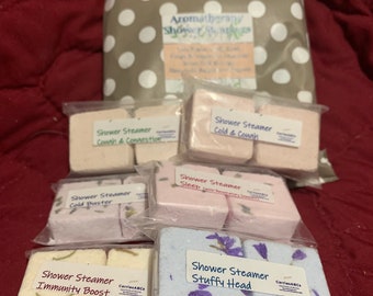 Get Well 12 pack Aromatherapy Shower Steamers