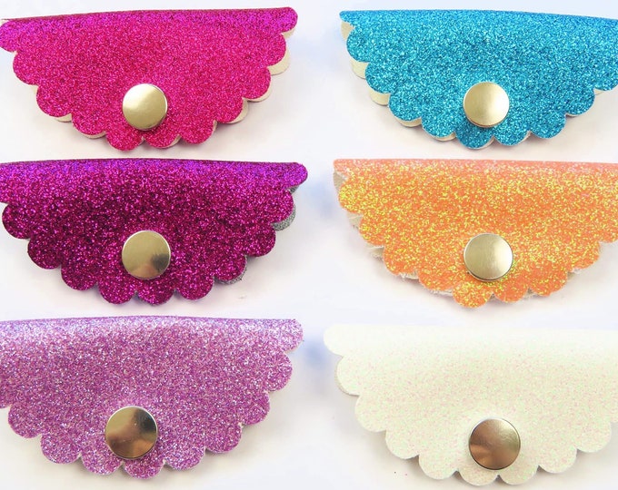 Headphone Organizer | Earbud organisation | Glitter Faux Leather