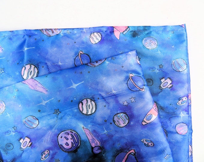 Galaxy Space Satin Pillow Case
