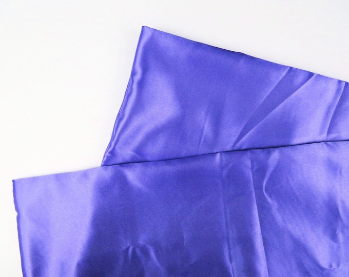 Dark Purple Satin Pillow Case