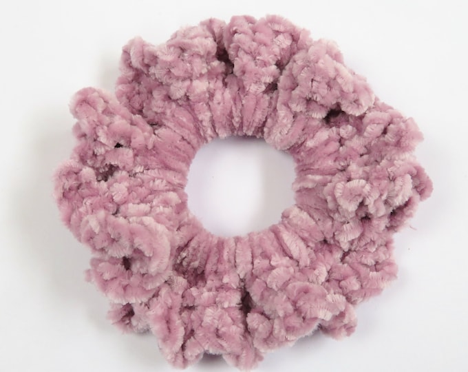Lilac Crochet Scrunchie