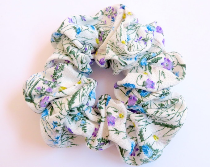 Paisley Floral Scrunchie