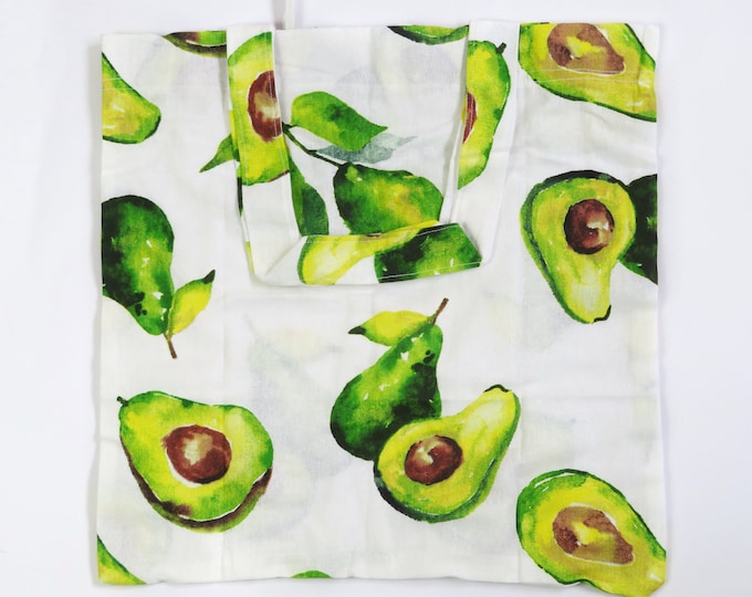 Avocado Foldable Tote Bag