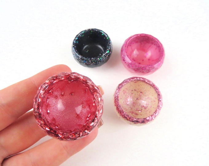 Mini Resin Succulent Pot Ring Dish