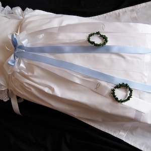 ALMOHADA DE BAUTISMO con tiro *Almohada * Vestido de bautismo