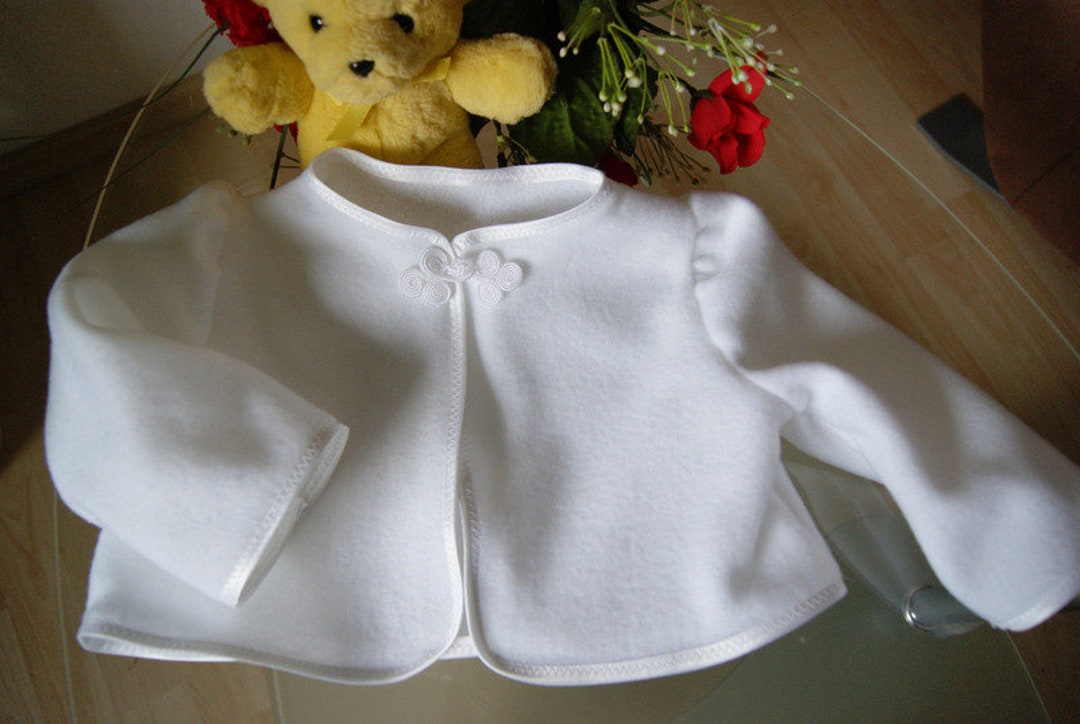 Christening Jacket to Christening Dress Bolero Jacket White Etsy