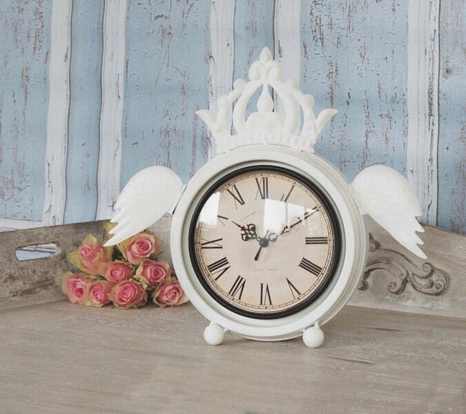 Alarm Clock Amelie Country House Antique Shabby Chic Alarm Clock Amelie Country House, Chic Alarm Clock