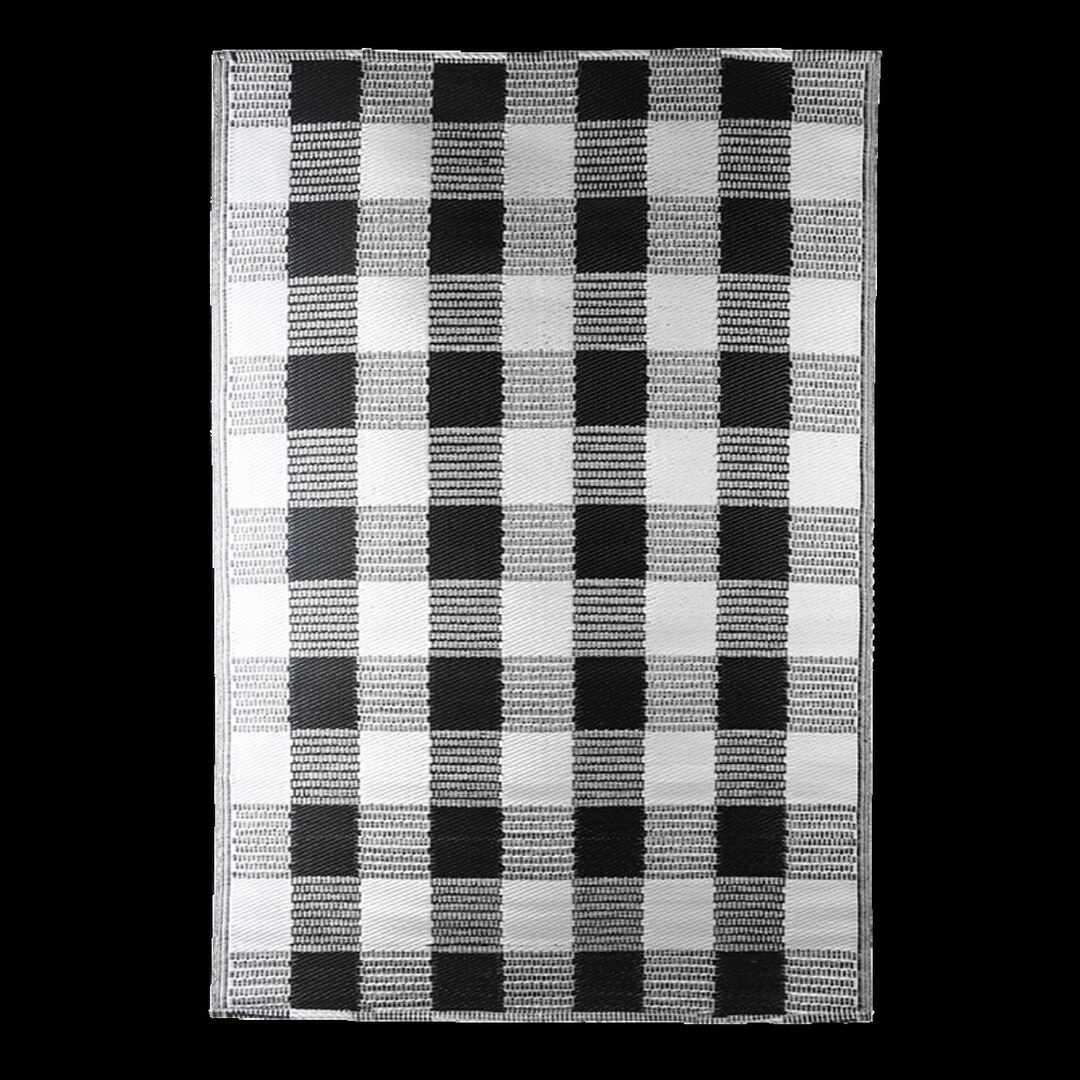 Garden Carpet Outdoor Carpet Black and White Can Be Used on Etsy