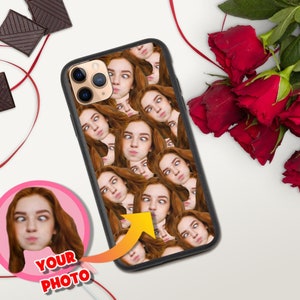 Coque pour iPhone avec motif visage personnalisé, coque de téléphone personnalisée avec visages, photo de bébé personnalisée pour iPhone 11 Pro Max, 12 Pro, iPhone 13 - Cadeau