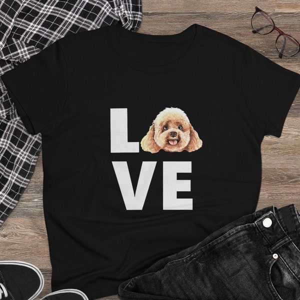 Toy Poodle Lover T-shirt, Toy Poodle Girl's Shirt, Miniature Poodle Mom Tee, Pudel Owner, Caniche Gifts, Poodle Dad Gift