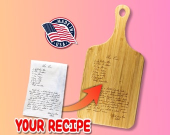 Ever Engraved Bamboo,New Year Gifts,Kitchen Gifts Recipe For A Dad Cute Funny Small Cutting Board Master Of The Grill And Best Dad 7X11