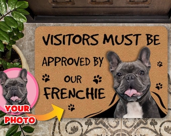 French Bulldog Dog Sign Plaque 10"x5" House Home Spoiled Lives Advice Frenchie 